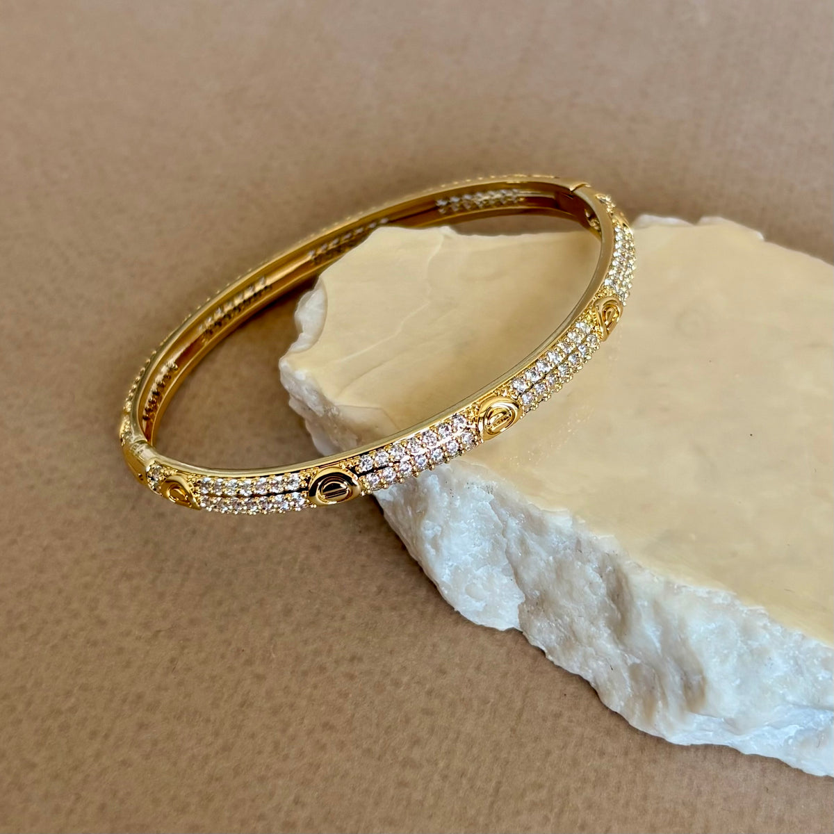 Sensation | Gold Plated Bangle