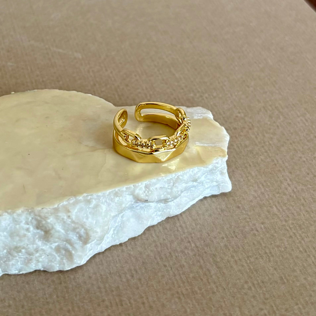 Tiranne | Gold Plated Ring