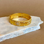 Aster | Gold Plated Bangle