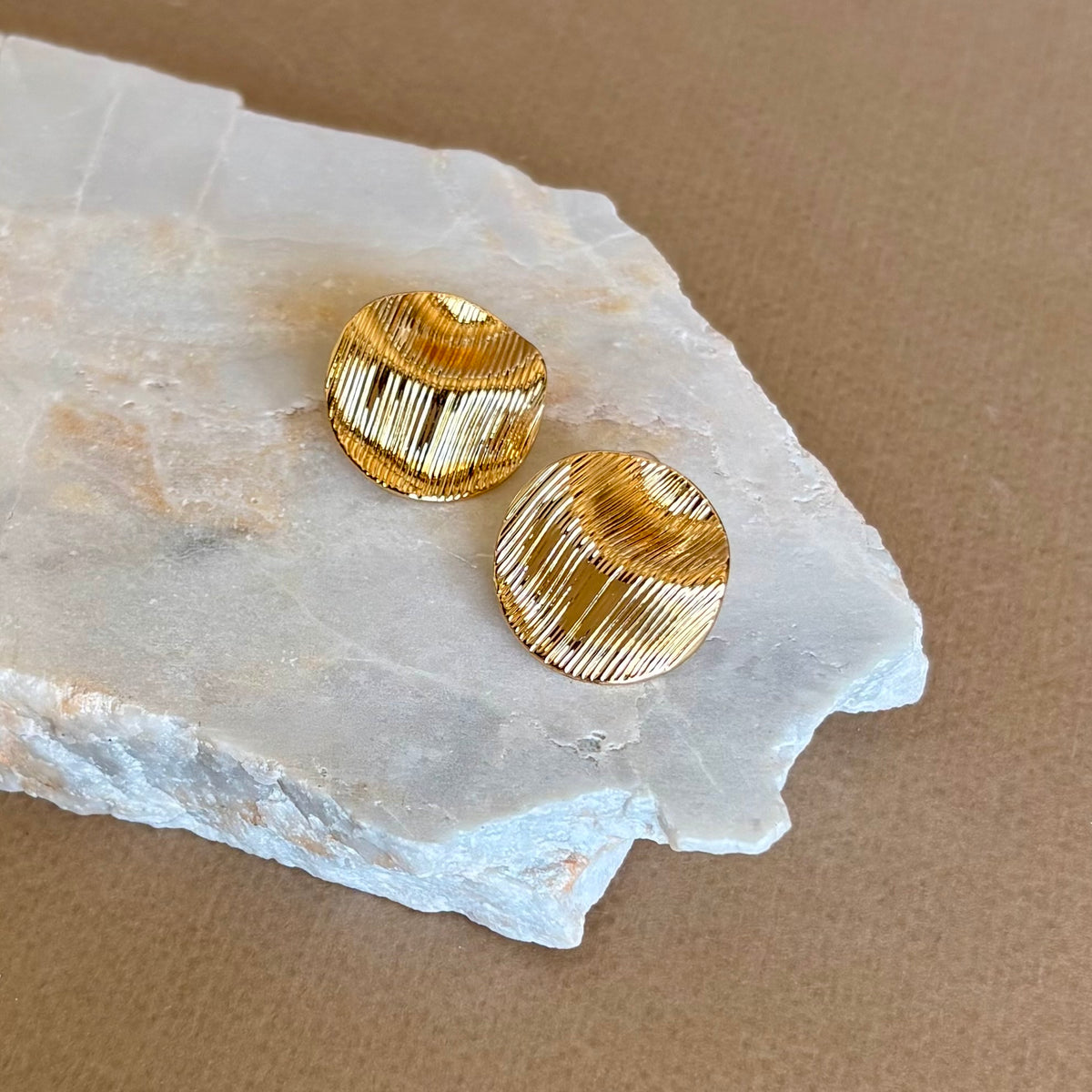 Belora | Gold Plated Earrings