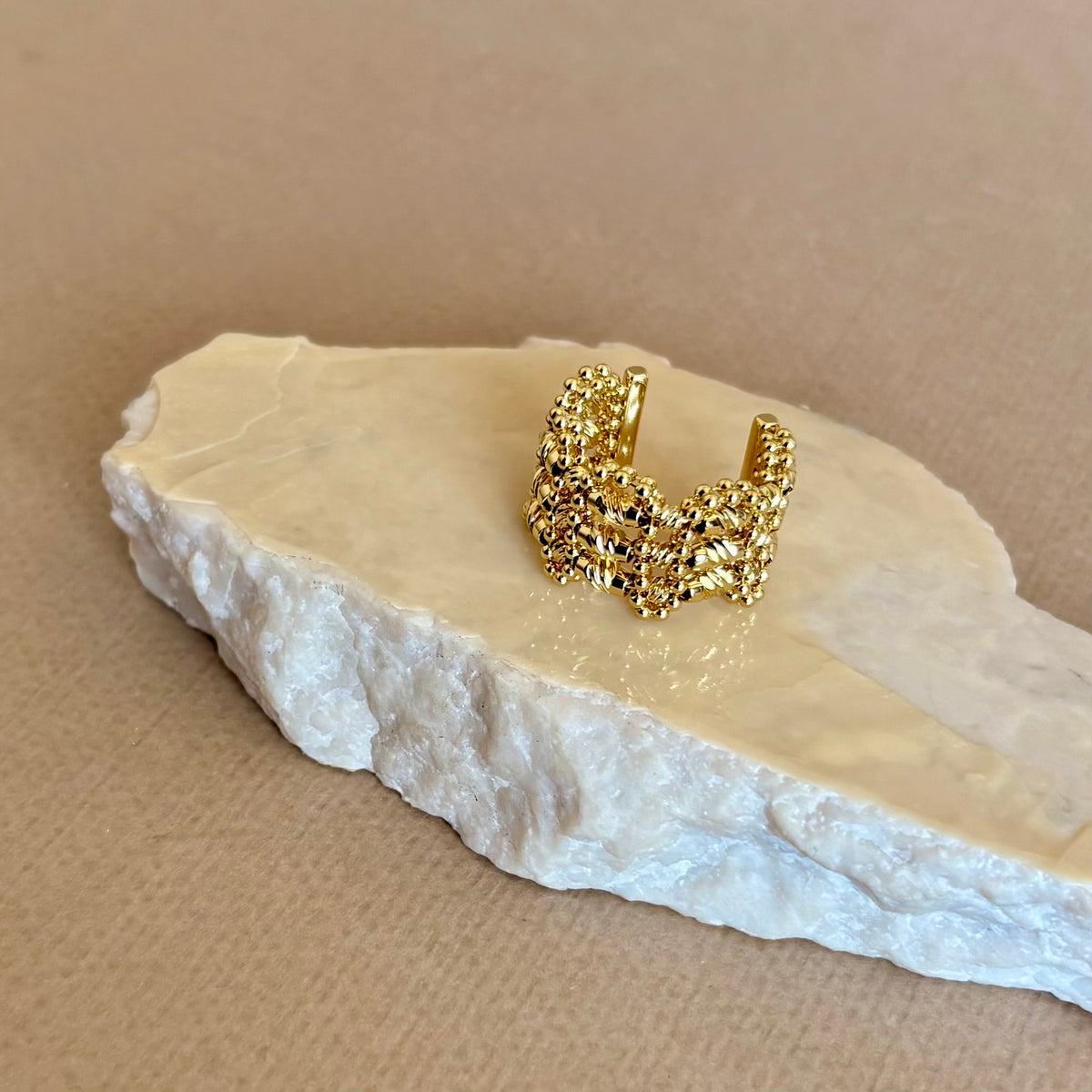 Nawar | Gold Plated Ring