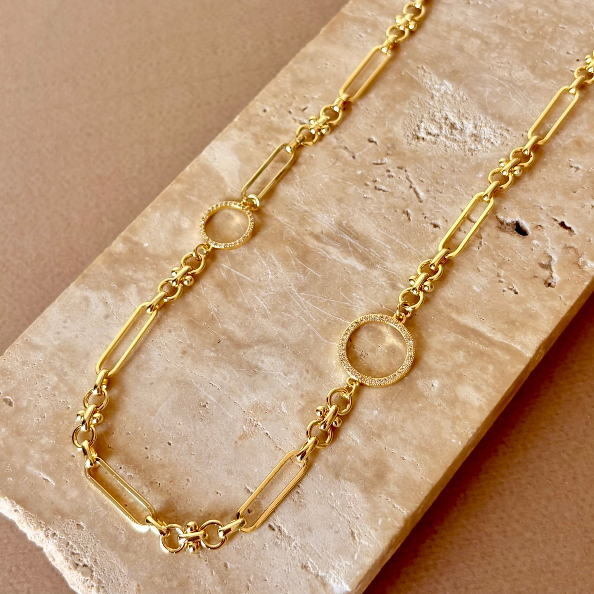 Detrisa | Gold Plated Necklace