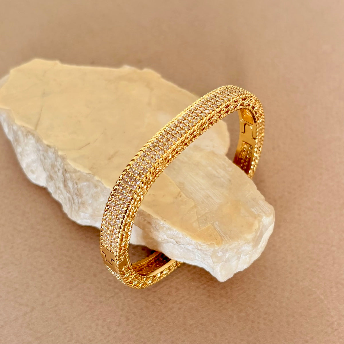 Varnelle | Gold Plated Bangle