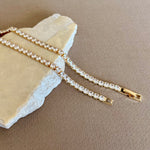 Glam's Tennis 04 | Gold Plated Bracelet