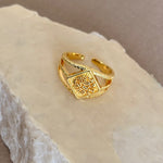 Farha & saada 02 | Gold Plated Ring