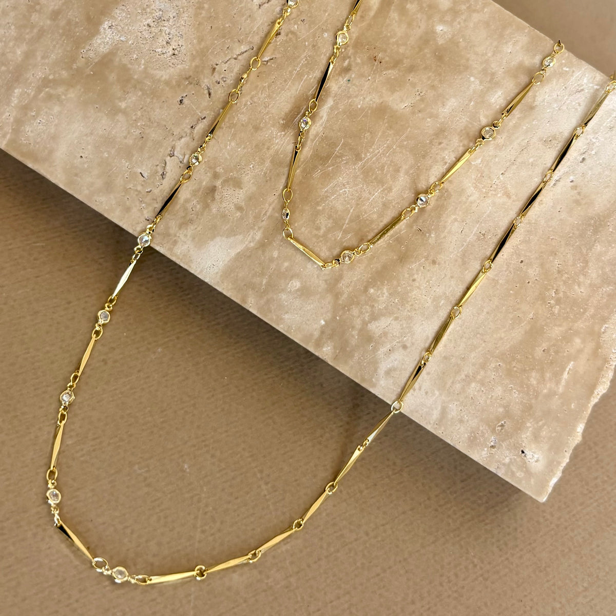 Kalissea | Gold Plated Necklace [ convertible ]
