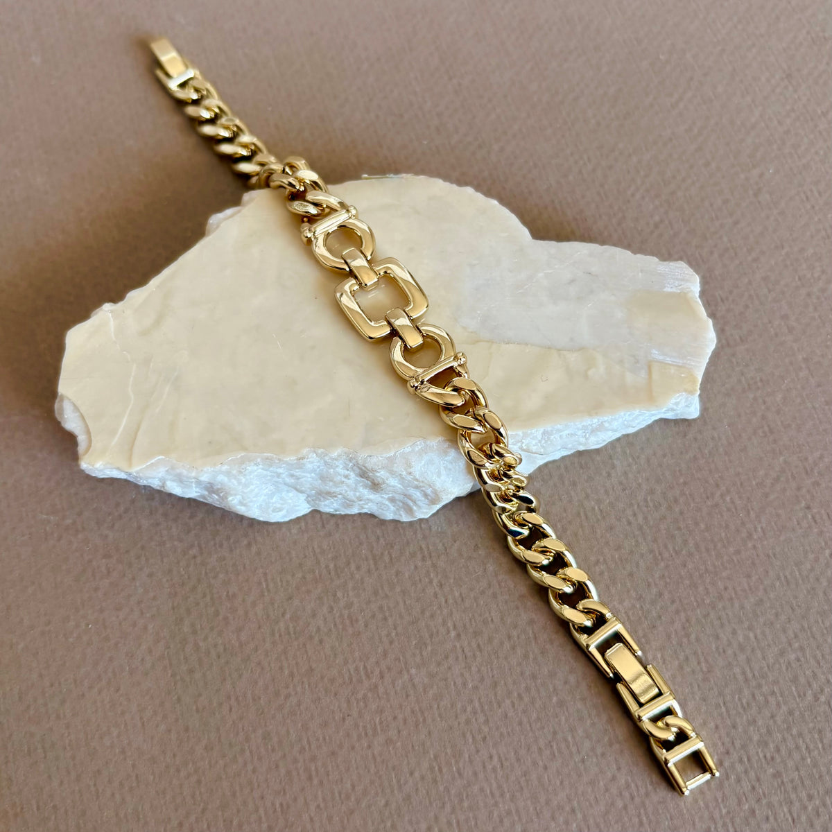Cubex 02 | Gold Plated Bracelet