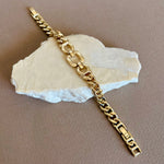 Cubex 02 | Gold Plated Bracelet