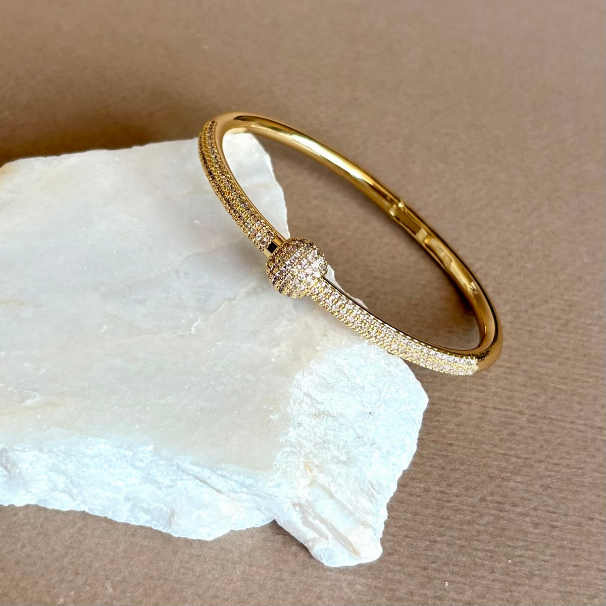 Cecil 03 | Gold Plated Bangle