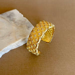 Aurora | Gold Plated Bangle