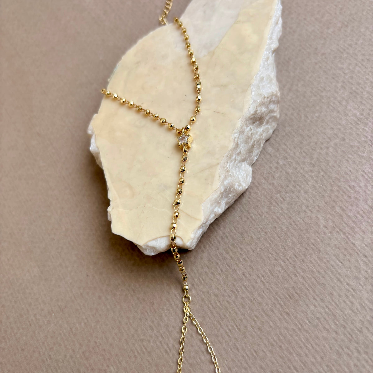 Braceletta 03 | Gold Plated Hand Chain