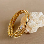 Cobra | Gold Plated Bangle
