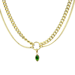 Allerya | Stainless Steel 18K Gold Plated Necklace