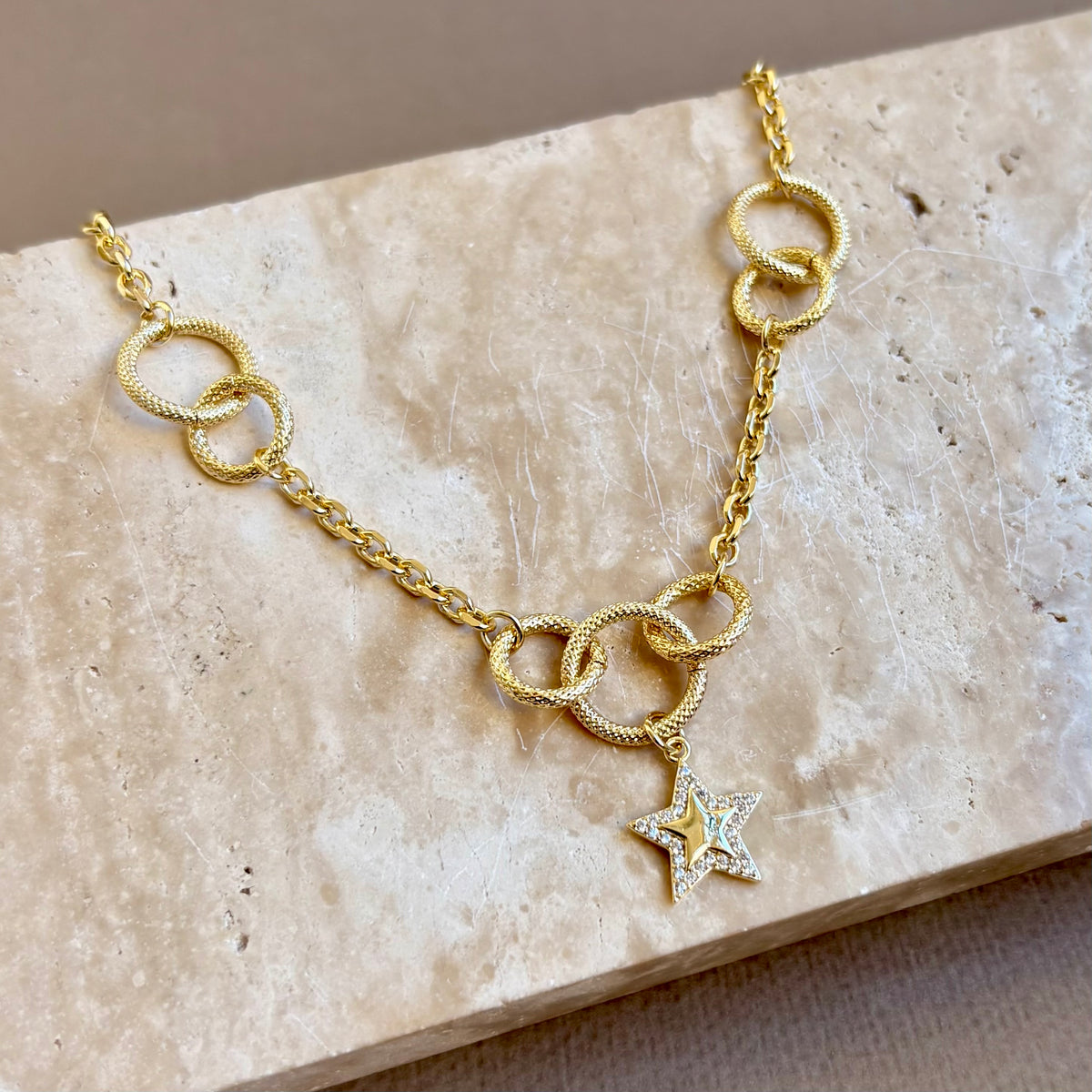 Delvra | Gold Plated Necklace