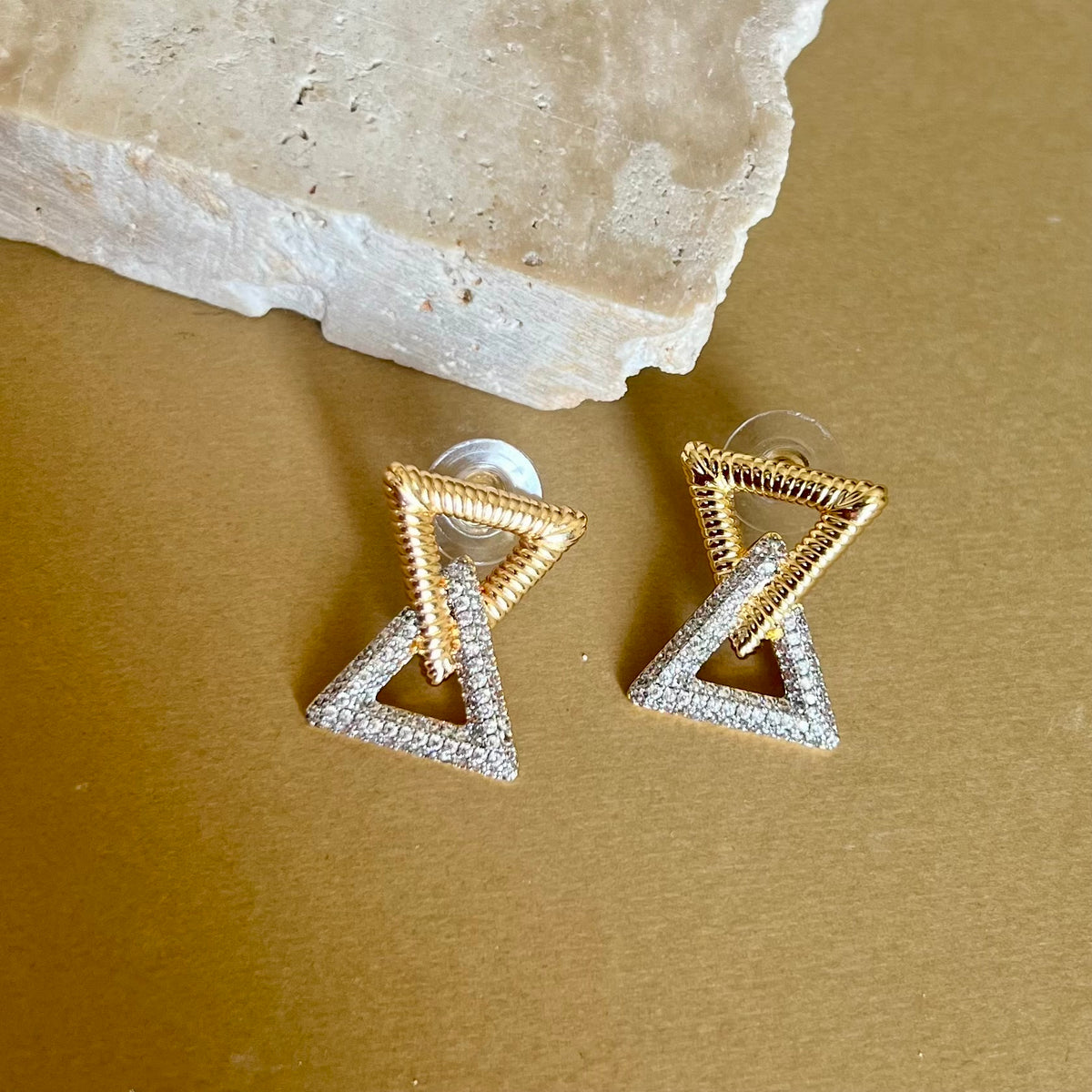 Tringo | Gold Plated Earrings