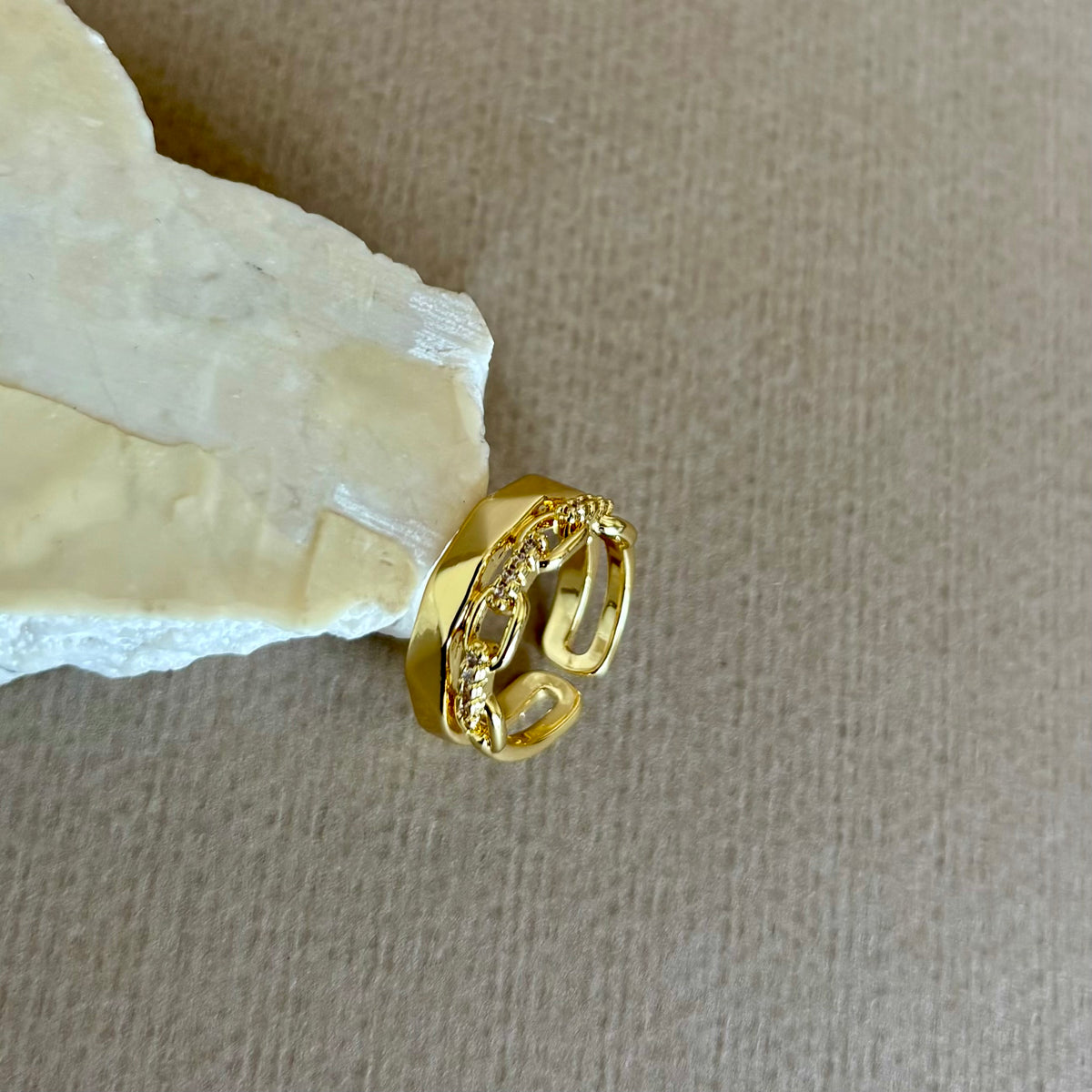 Tiranne | Gold Plated Ring