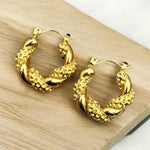 Pave | Gold Plated Earrings