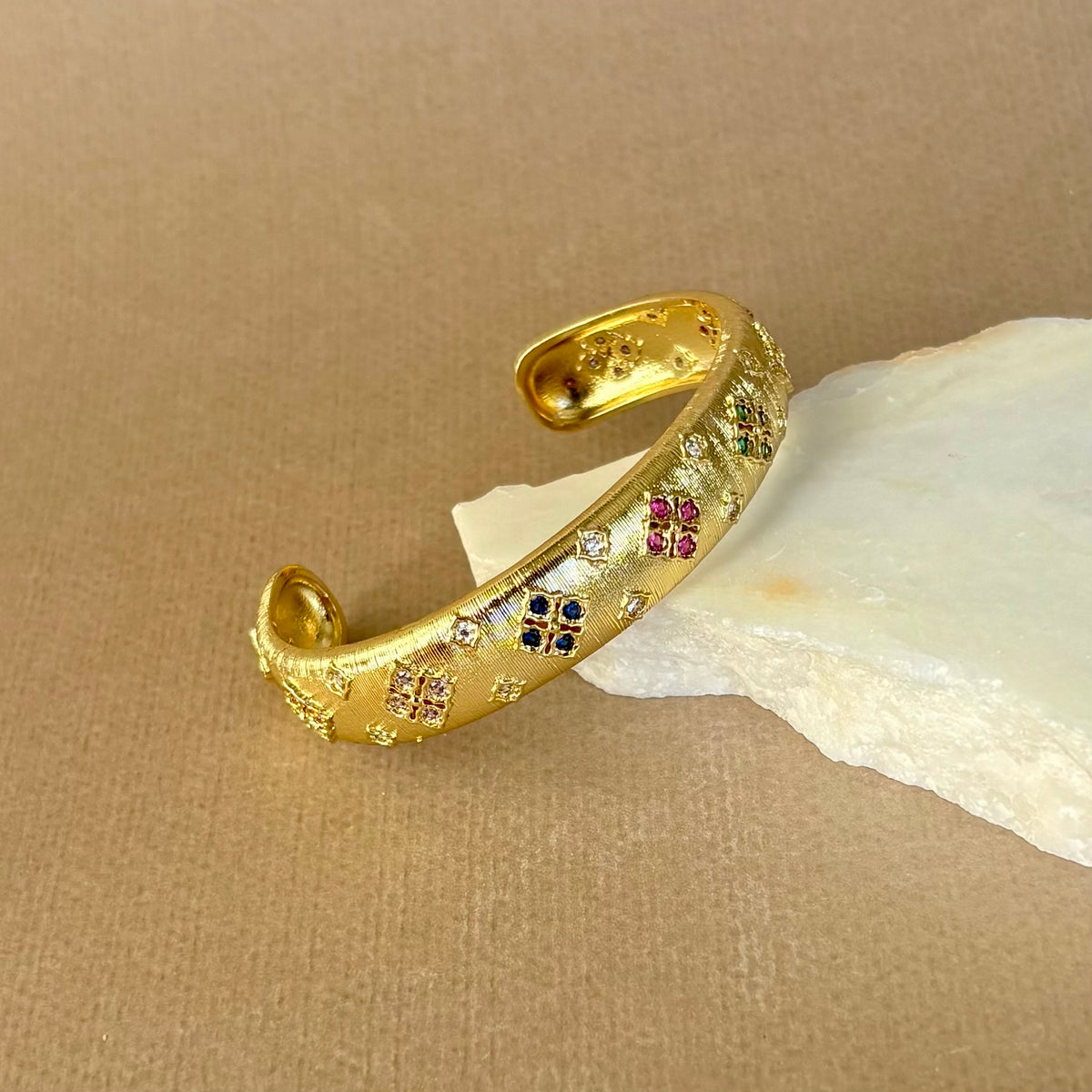 Aurson | Gold Plated Bangle
