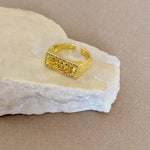 Enta El-Hob | Gold Plated Ring