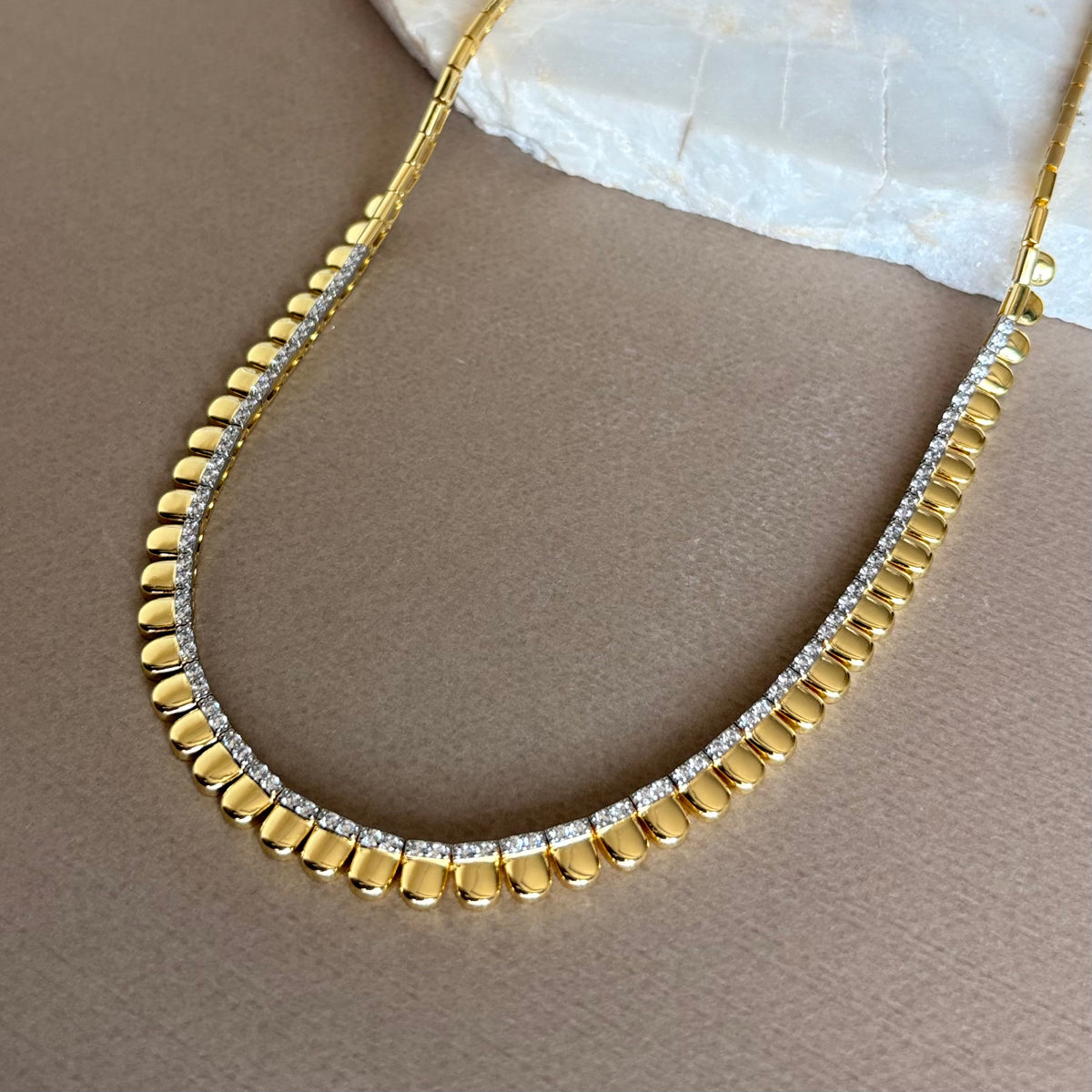 Hedra | Gold Plated Necklace