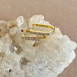 Doublez | Gold Plated Earrings [2 In 1 ]