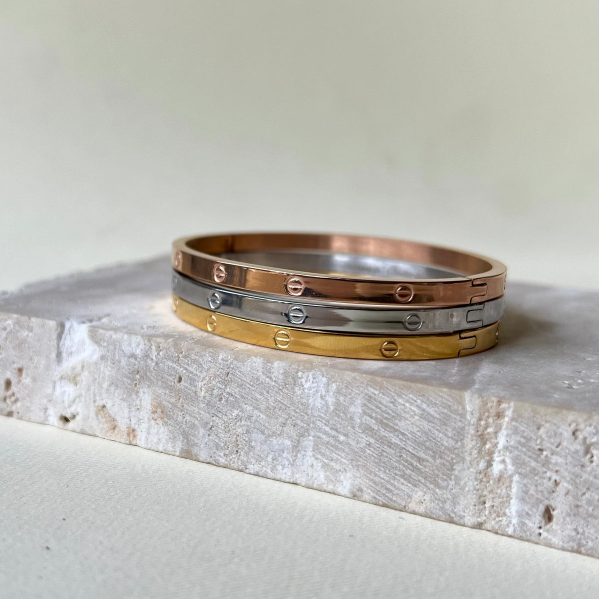 The Eternity | Gold Plated [Set of 3 Bangles]