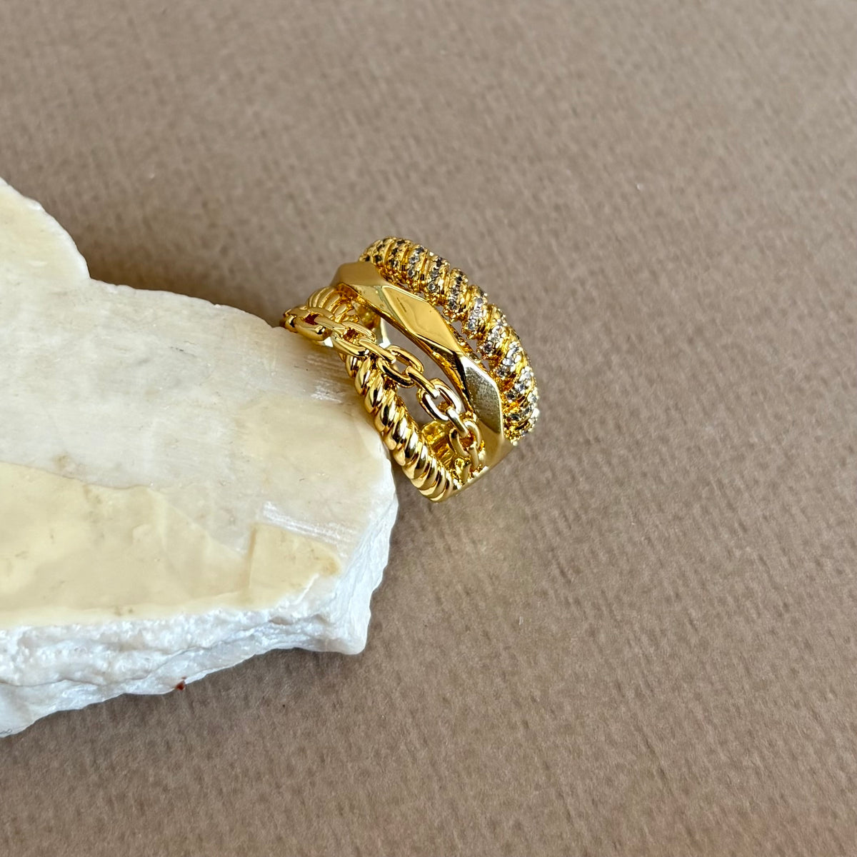 Terenza | Gold Plated Ring