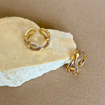 Zag | Gold Plated Ring