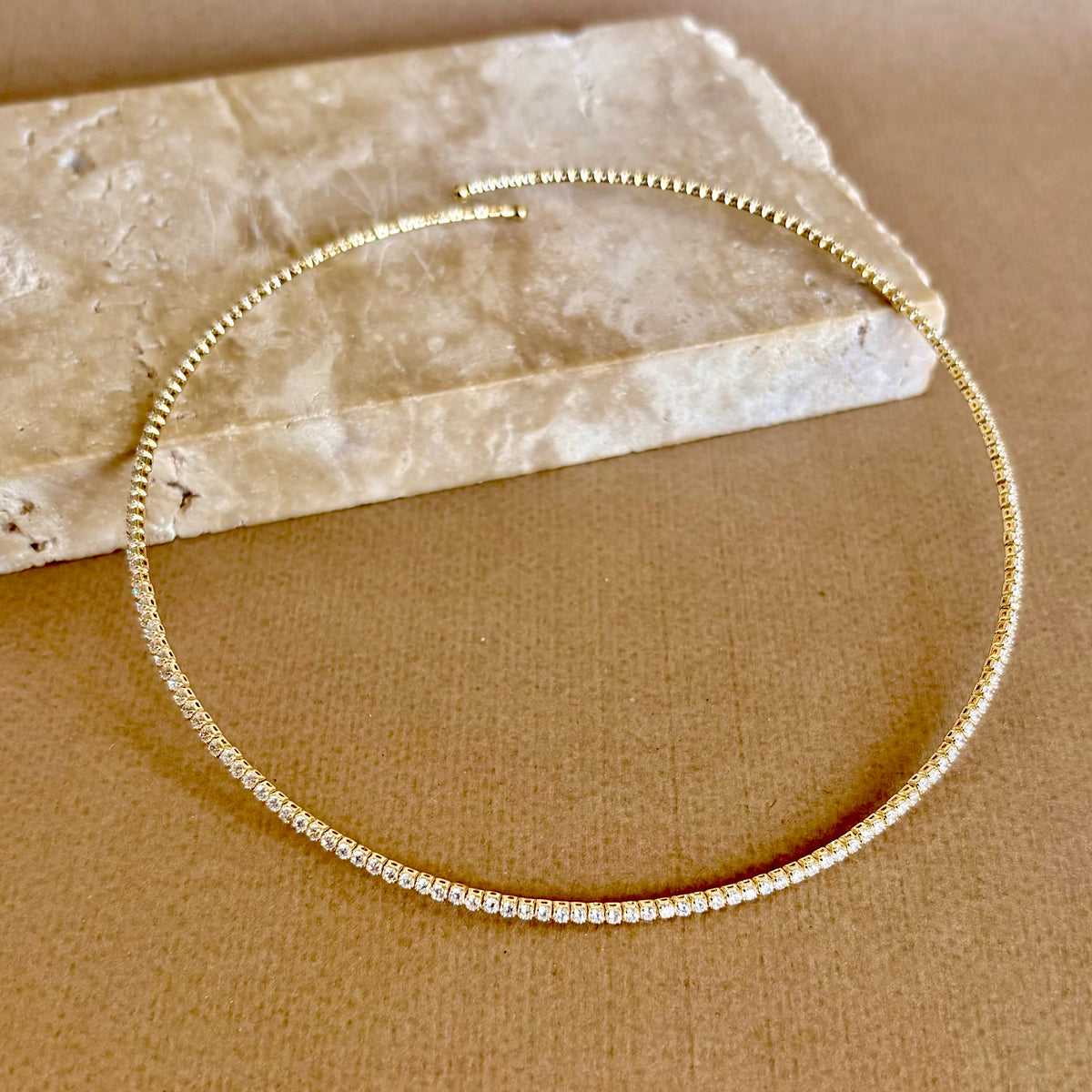 Aurnick 03 | Gold Plated Necklace [Choker]