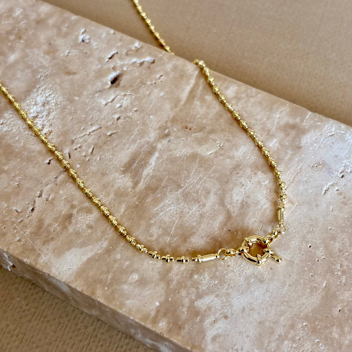 Letharo | Gold Plated Necklace