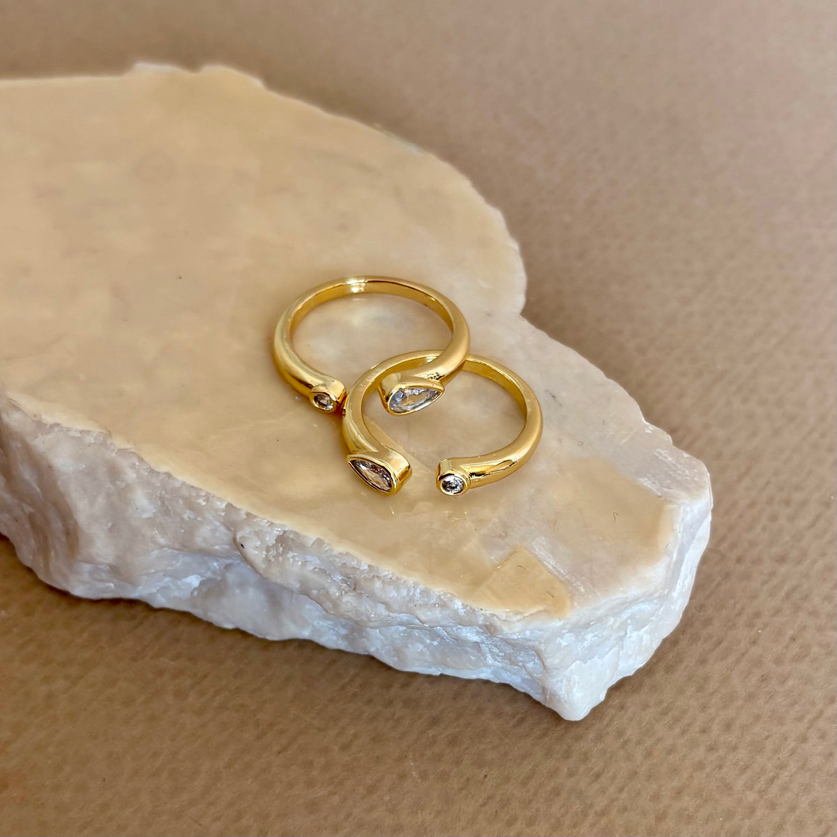 Aziel | Gold Plated Ring