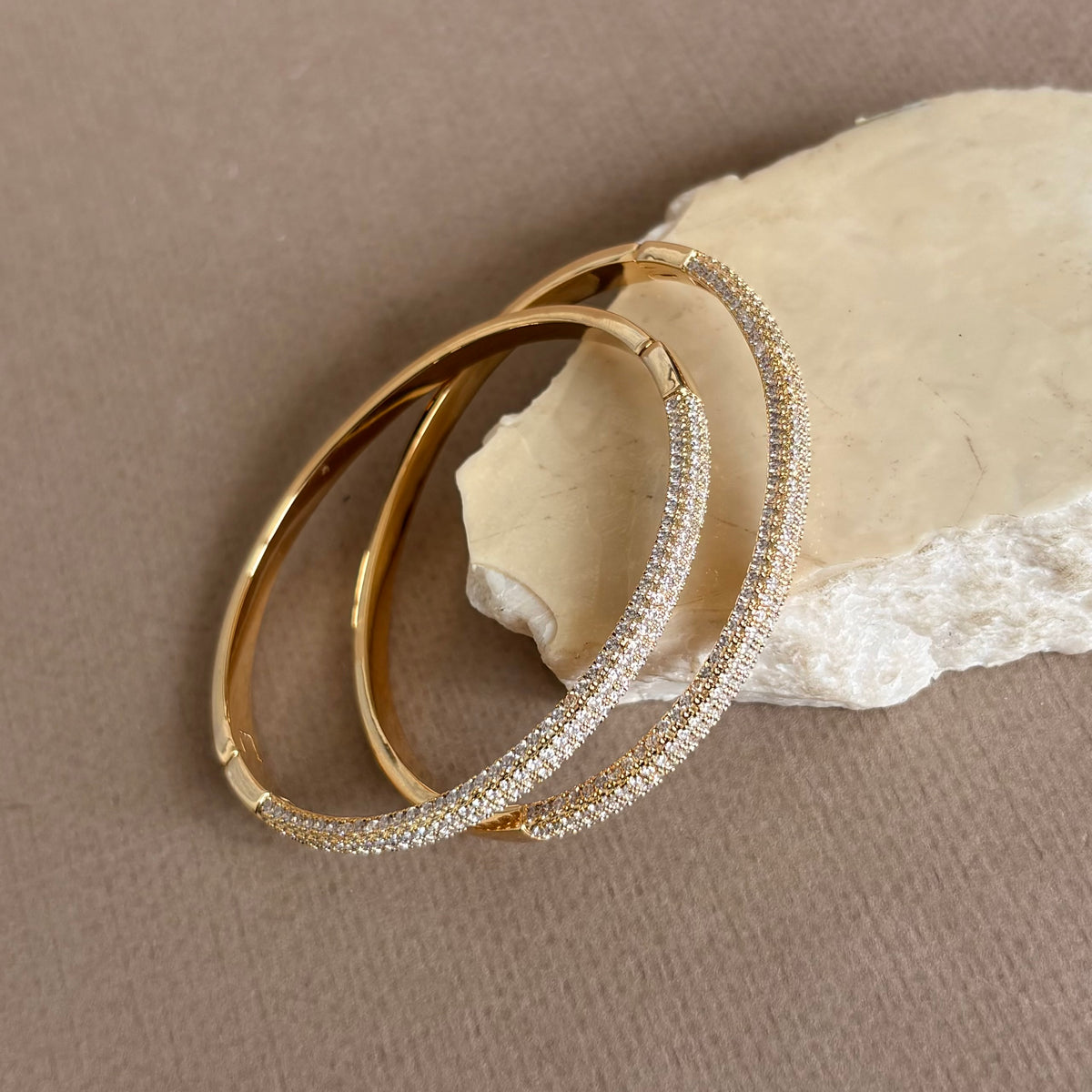 Talvion 02 | Gold Plated Bangle