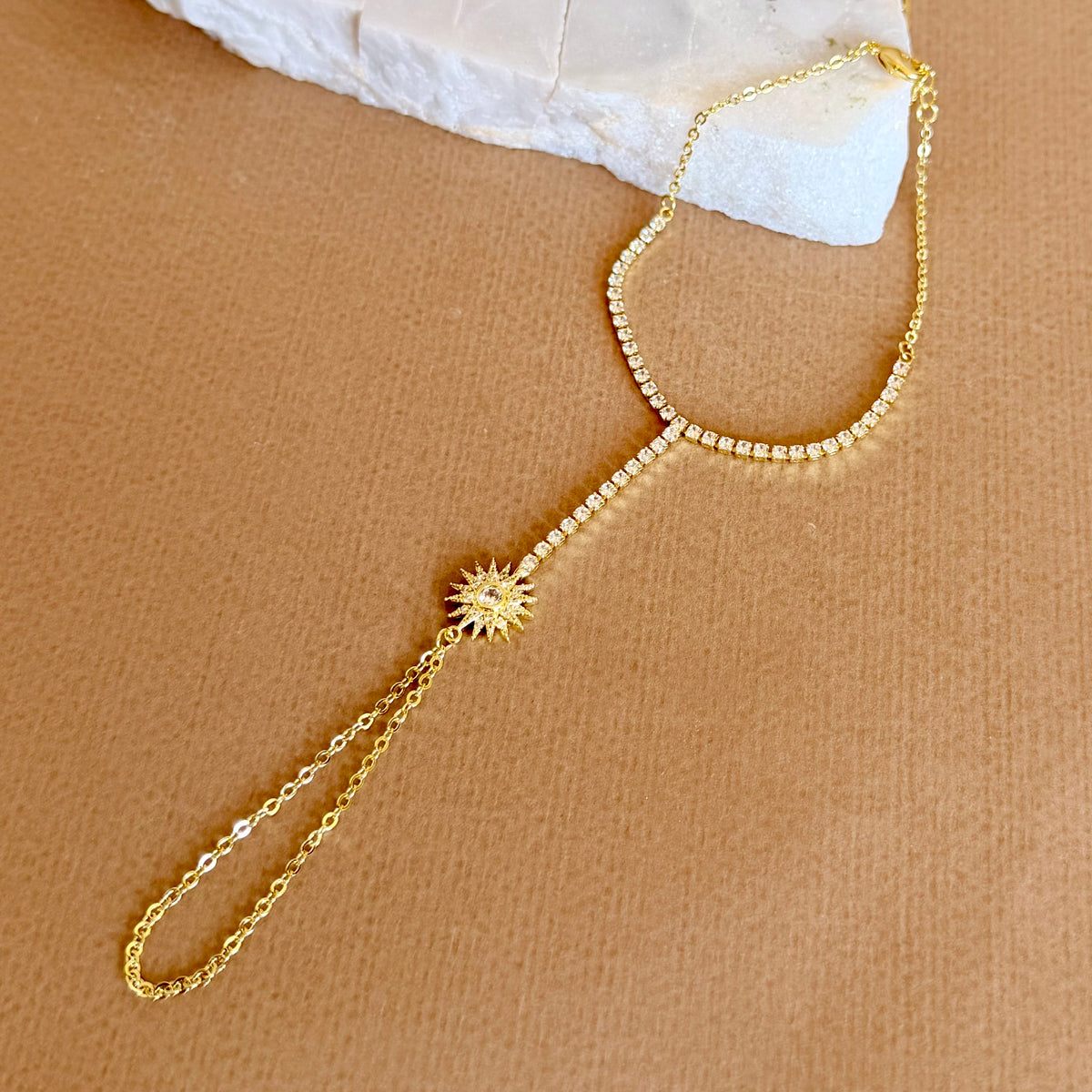 Braceletta 08 | Gold Plated Handchain