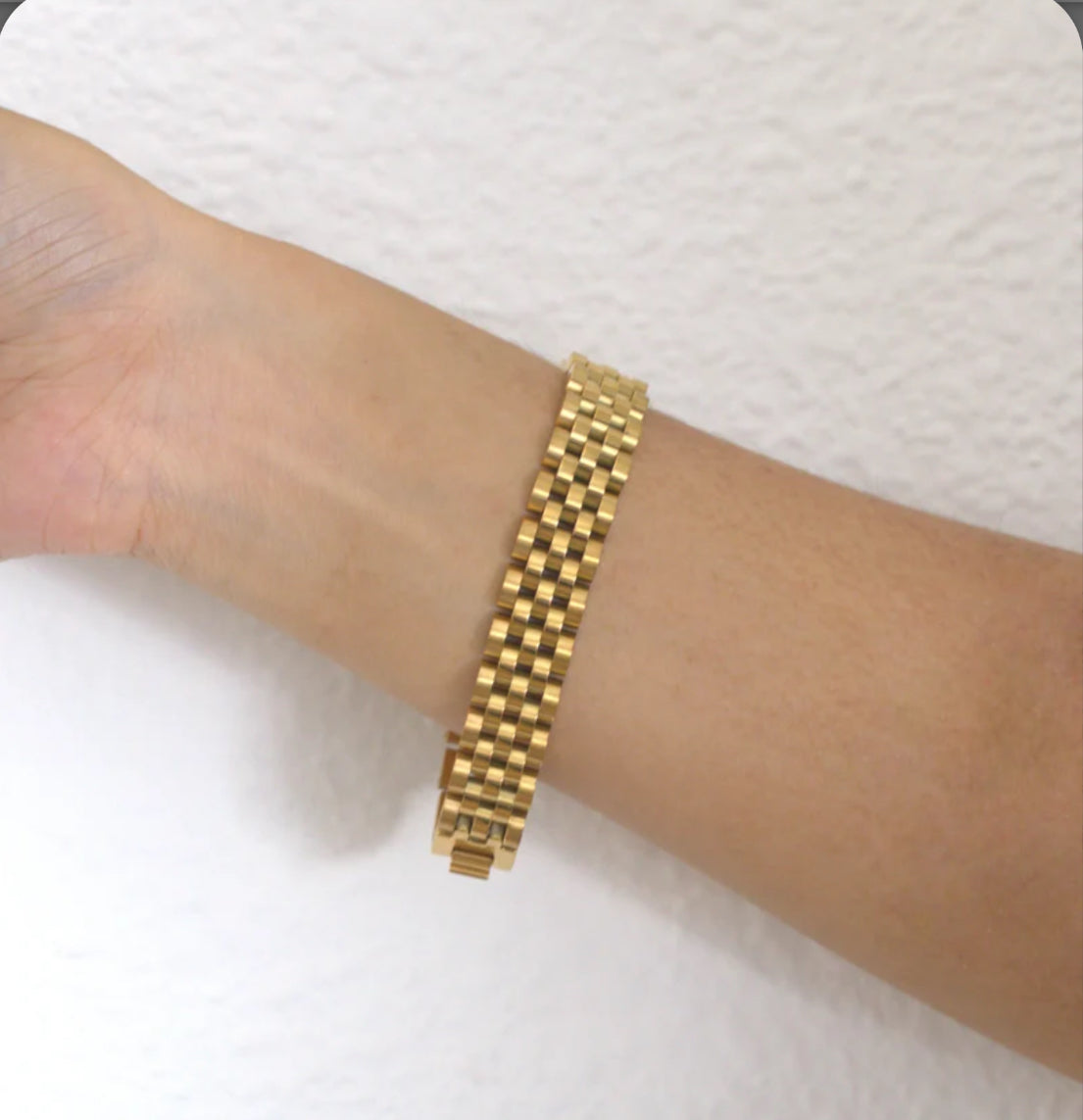 RLX 04 | Gold Plated Bracelet