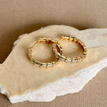 Snaky 02 | Gold Plated Earrings