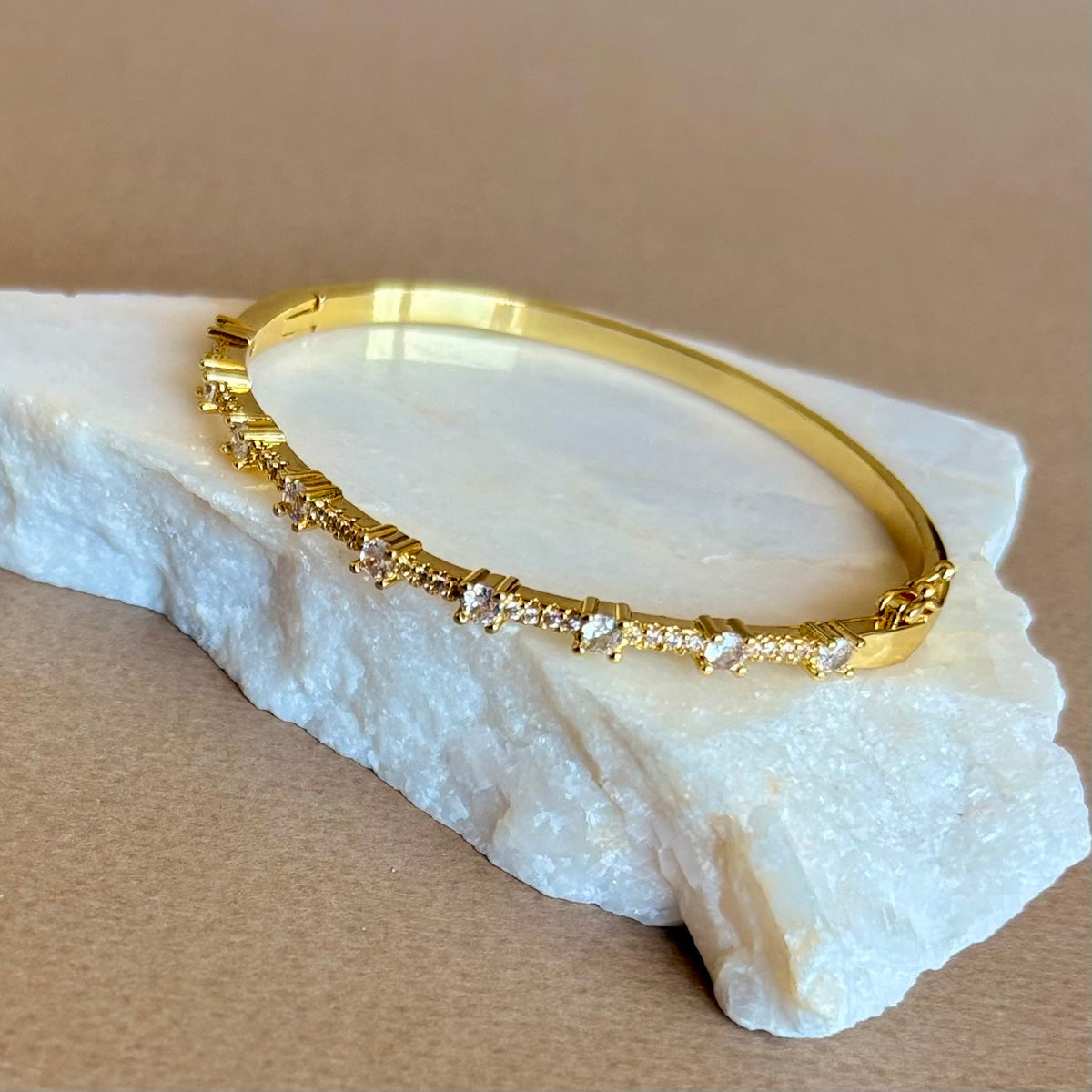 Josette | Gold Plated Bangle