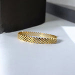 Sphere 04 |Gold Plated Bangle