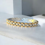 RLX 03 | White Gold Plated Bracelet