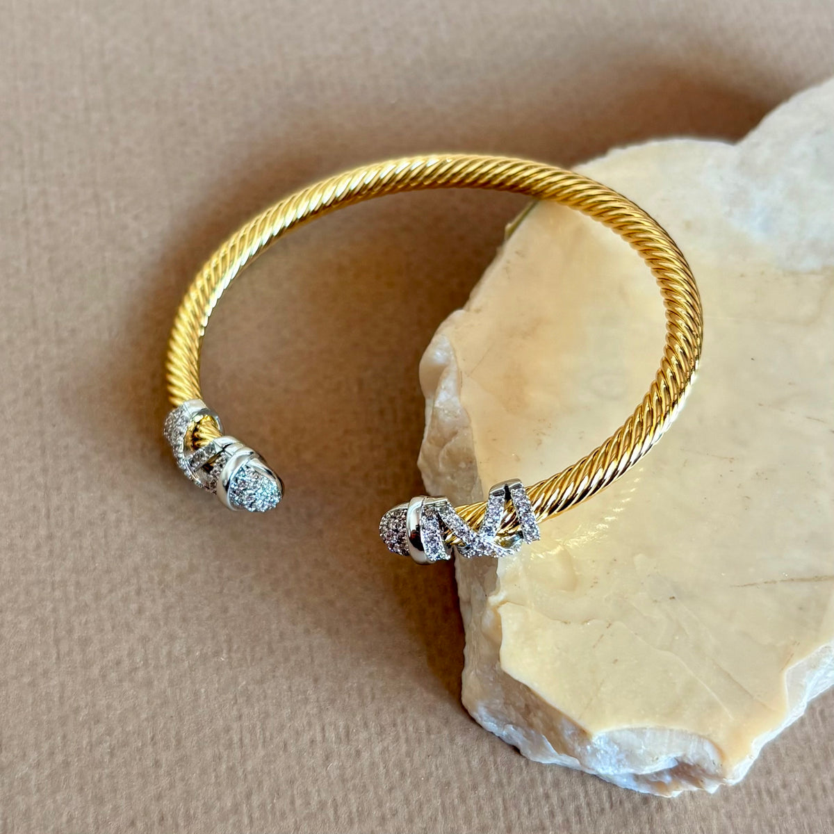 Peloriah | Gold Plated Bangle