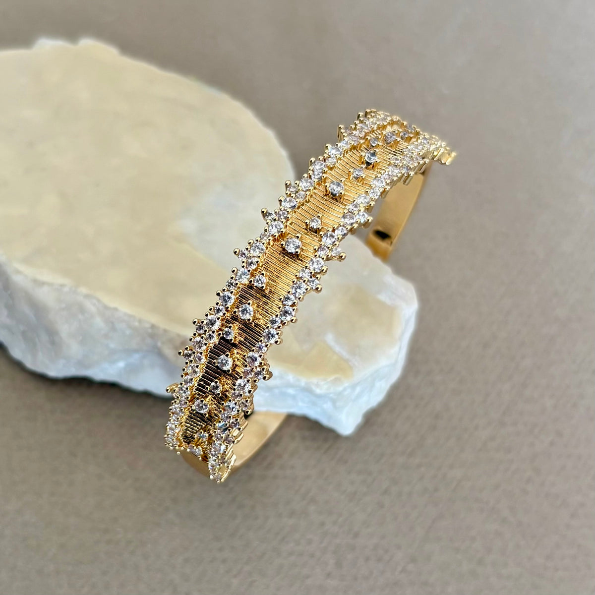 Brenel | Gold Plated Bangle
