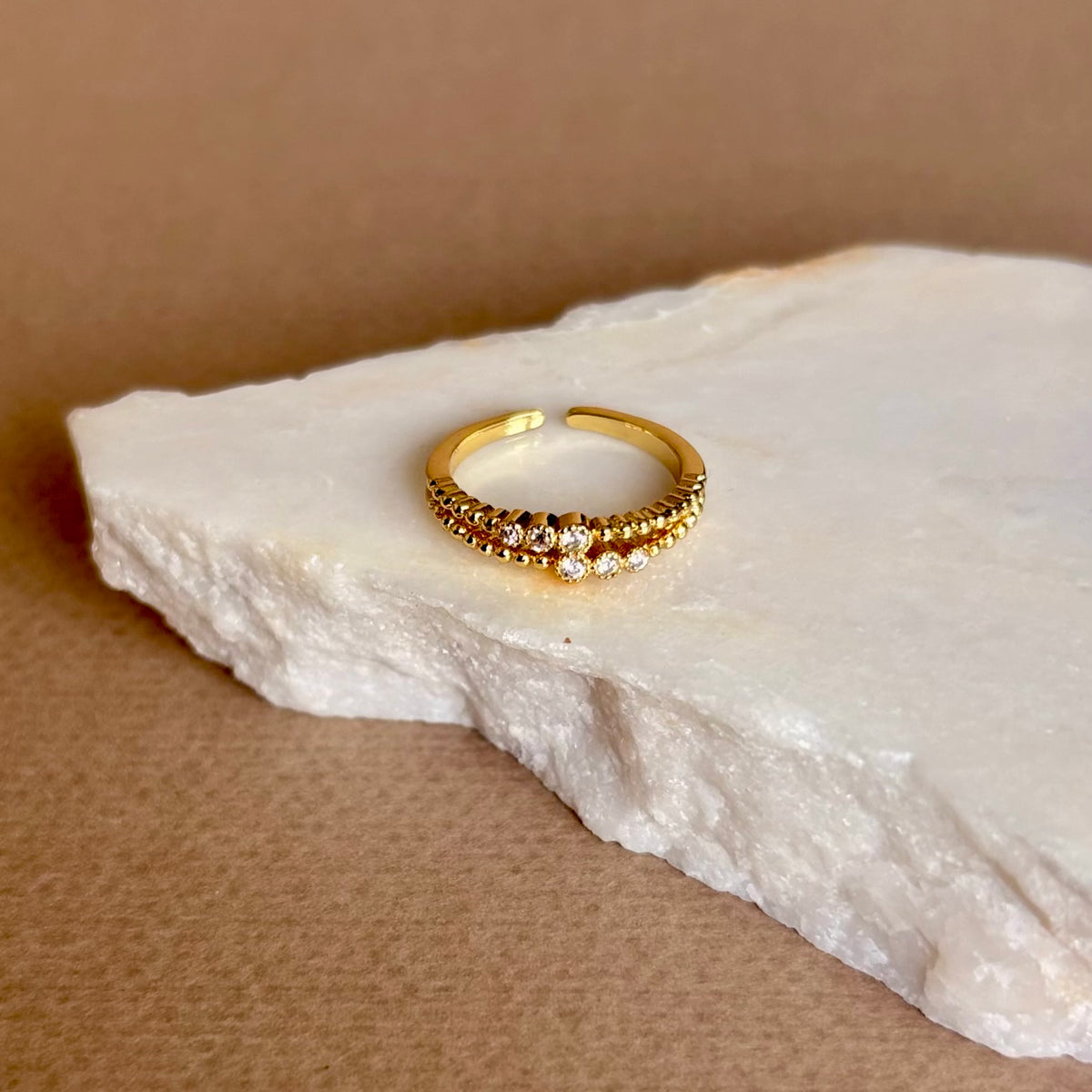 Vossik | Gold Plated Ring