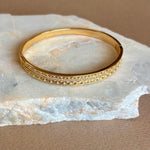 Halzo | Gold Plated Bangle