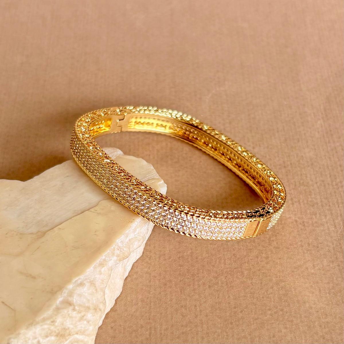 Varnelle | Gold Plated Bangle