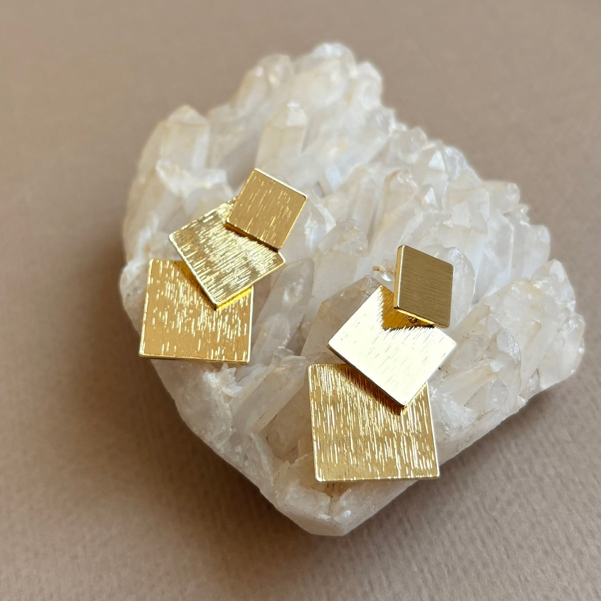 Locra | Gold Plated Earrings