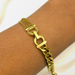 CD Cuban | Gold Plated Bracelet