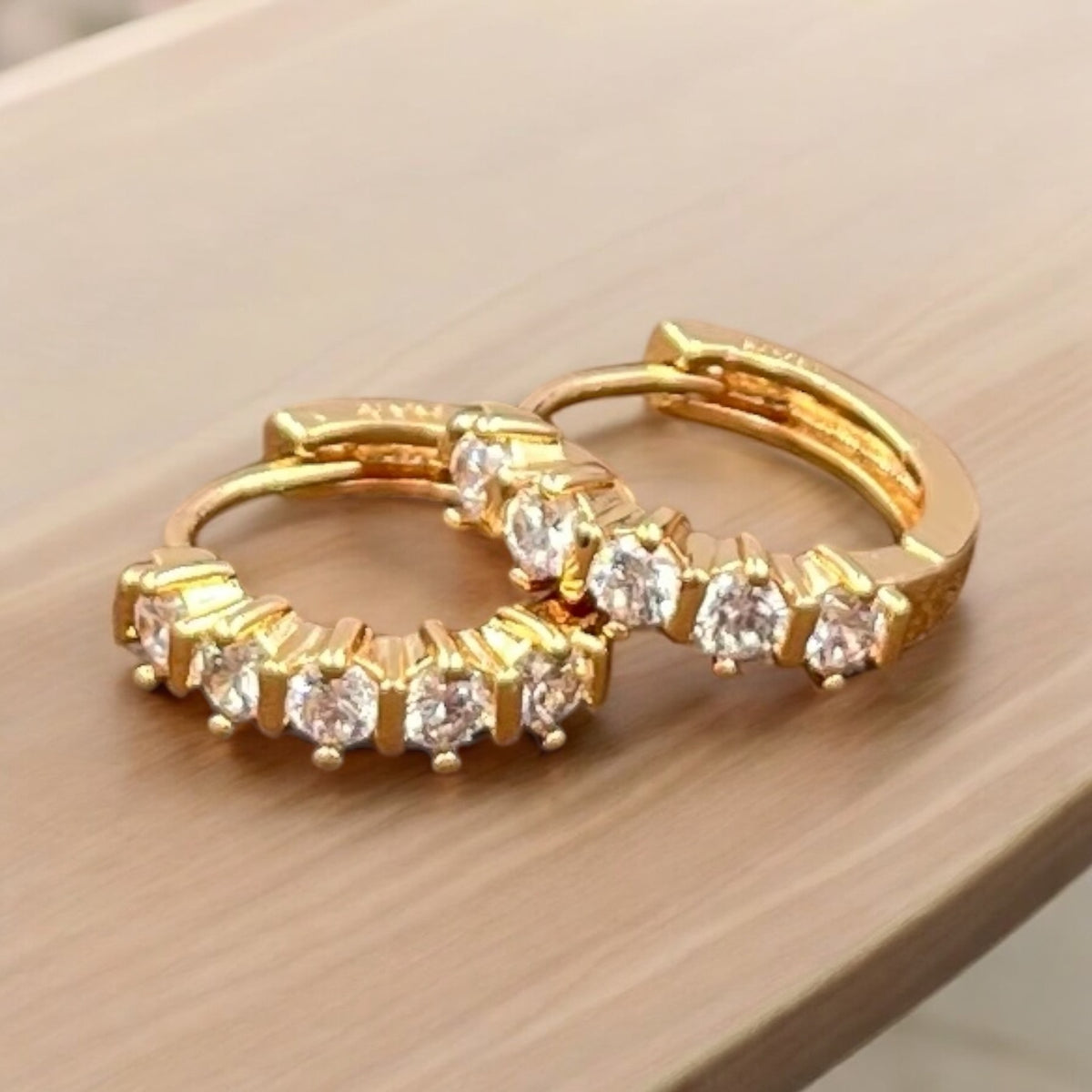 Huggies 04 | Gold Plated Earrings