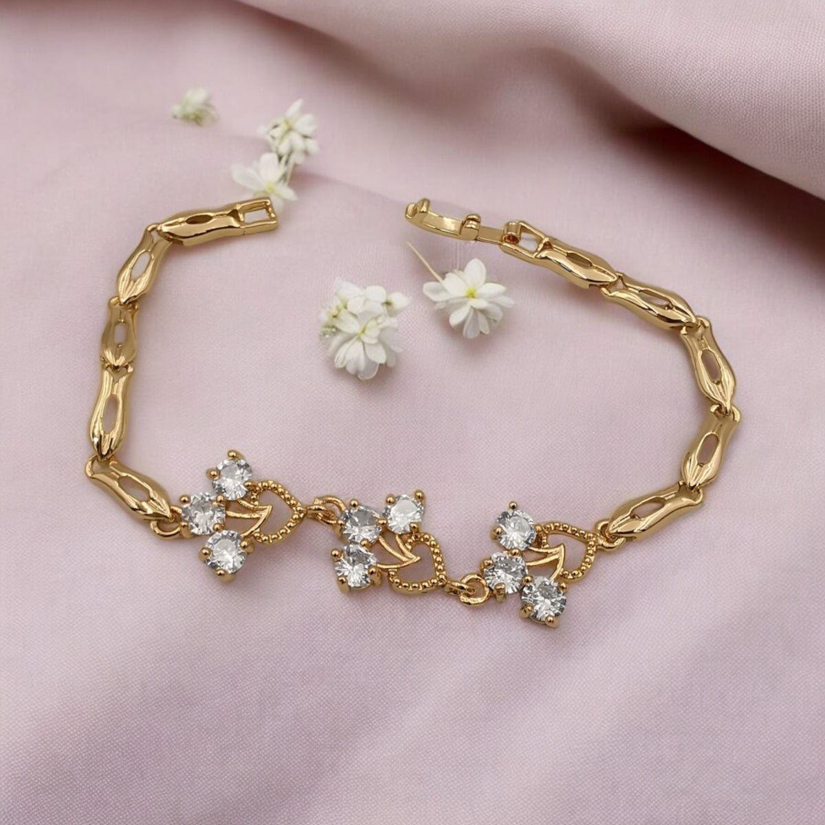 Flora 02 | 24K Gold Plated Bracelet