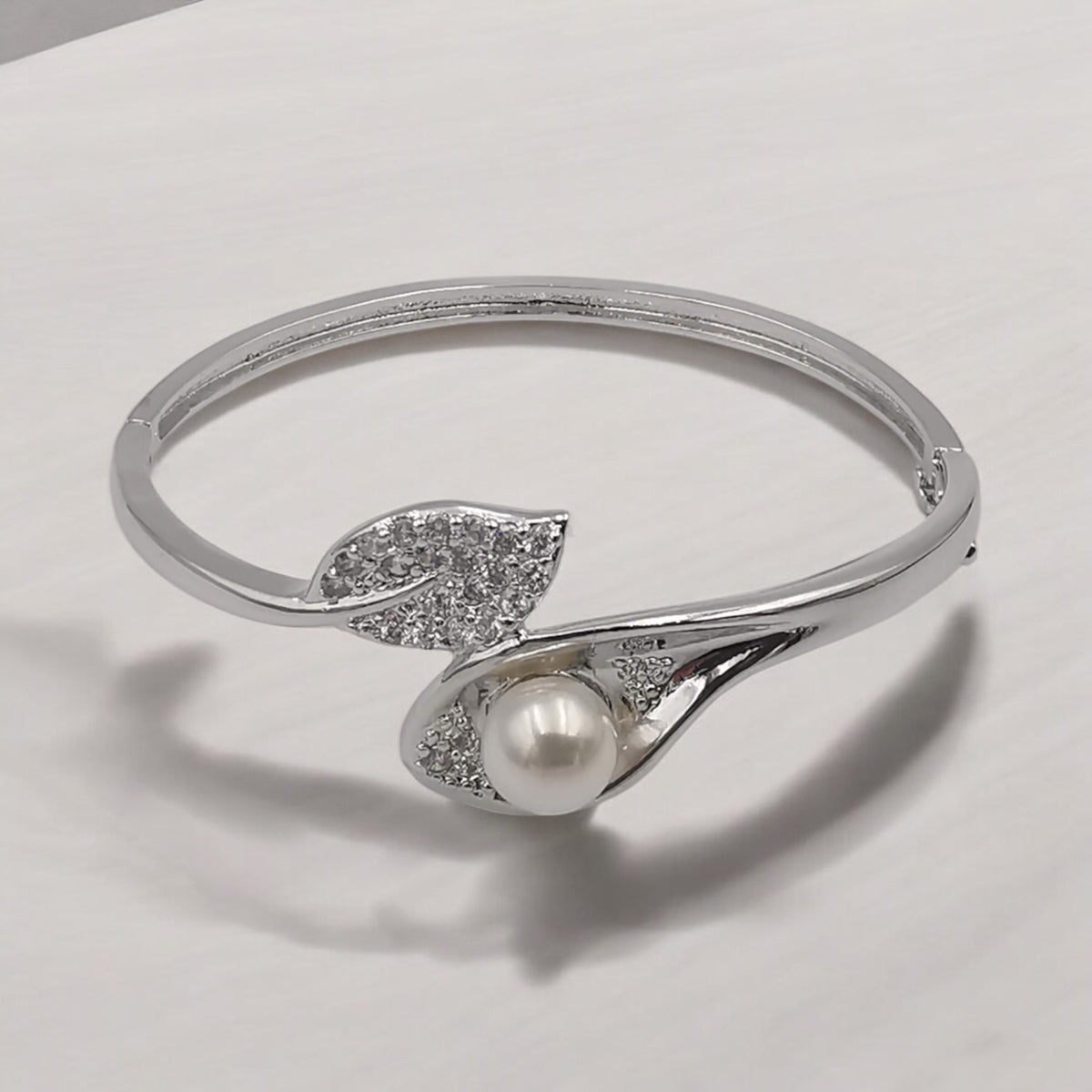 The Pearl | Stainless Steel Bangle